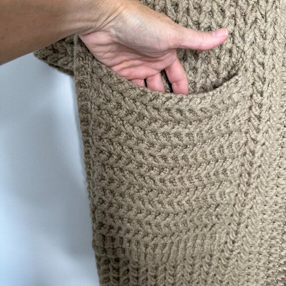Anthropologie Gabbi Duster Cardigan Tan One Size - Picture 4 of 11